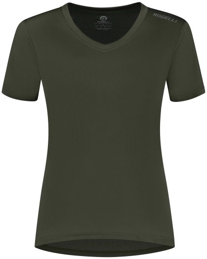 Dámské funkční triko Rogelli PROMOTION Lady, army khaki