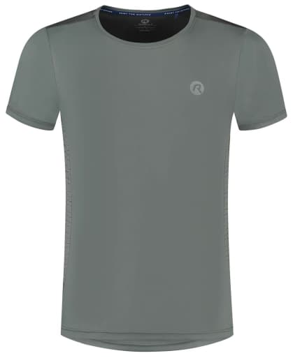 Sportovní funkční tričko Rogelli CORE, šedé-khaki